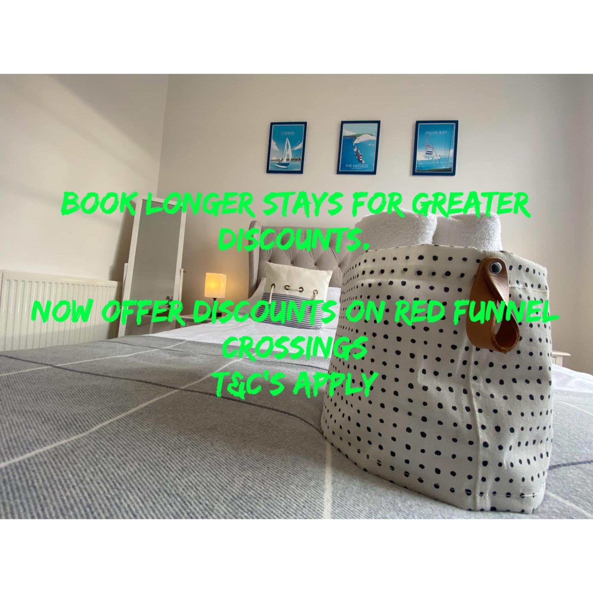 Wight On The Beach, Sleeps 4, Free Off Road Parking, Balcony With Sea Views Райд Экстерьер фото